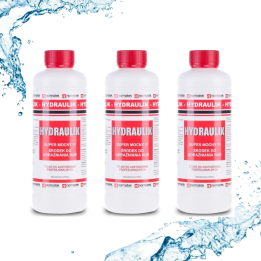 3x Hydraulik 1L płyn do udrażniania rur kanalizacyjnych syfonów Normatek