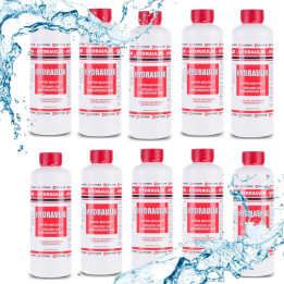 10x Hydraulik 1L płyn do udrażniania rur kanalizacyjnych syfonów Normatek