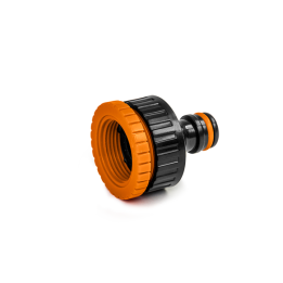 Zestaw 2 x BLACK LINE Przyłącze na kran 1" / 3/4" Bradas