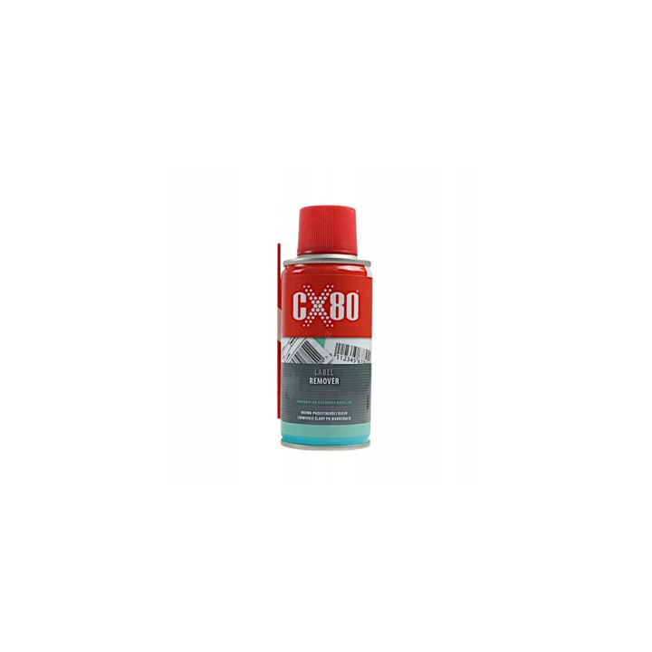 Zestaw 2 x Płyn Środek Spray do usuwania naklejek etykiet zmywacz kleju 150ml CX80