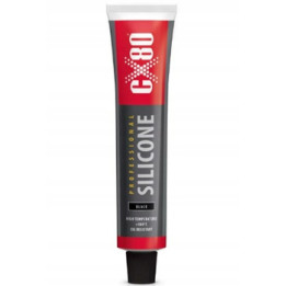 Zestaw 2 x Silikon wysokotemperaturowy czarny 80ml CX80
