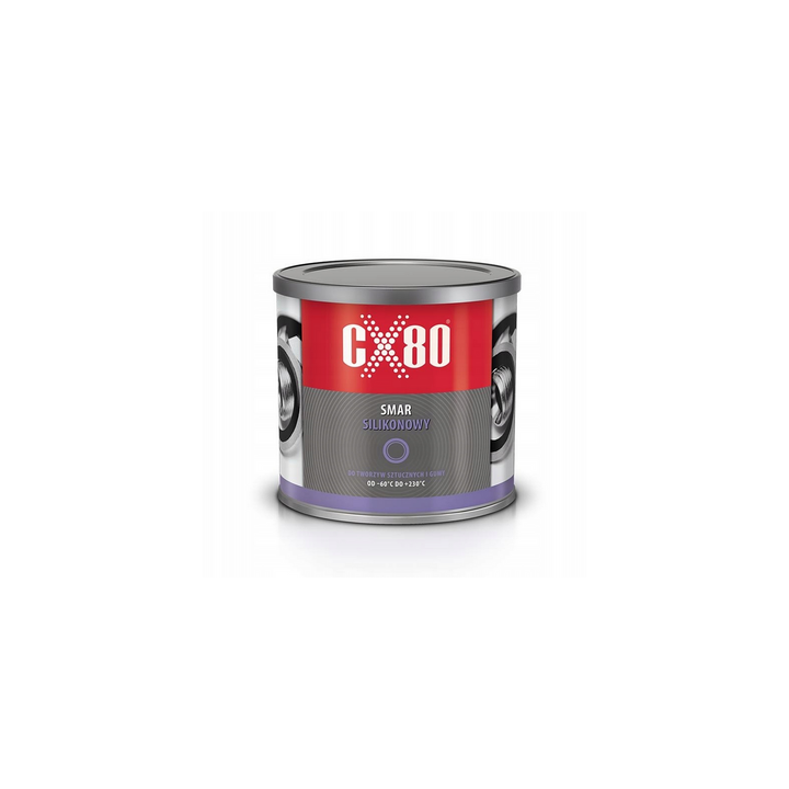 Zestaw 2 x Smar silikonowy do tworzyw sztucznych i gumy NSF 500g -60°C +230°C CX80