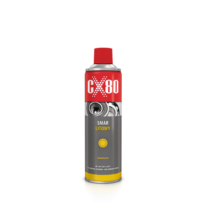 Zestaw 2 x CX80 SMAR LITOWY - UNIWERSALNY W SPRAYU 500ML - SUPREME GEAR PROTECTOR