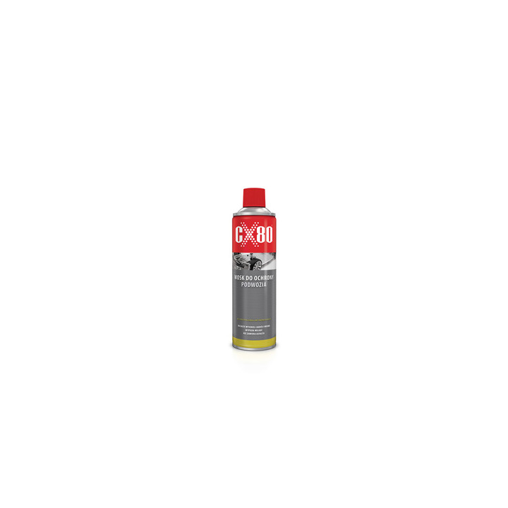Zestaw 2 x WOSK DO PODWOZIA OCHRONNY SPRAY 500ML CX80
