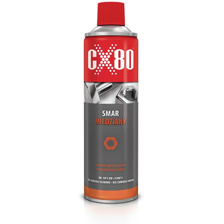 Zestaw 2 x CX80 SMAR MIEDZIANY 500ML - PROFI ANTIKOROZYJNY EKSTREMALNE WARUNKI
