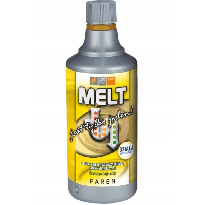 Płyn Melt i Organic - biologiczne czyszczenie kanalizacji 500 ml Faren