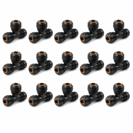 Zestaw 15 x BLACK LINE Trójnik do połączenia węża 1/2"