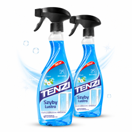 Zestaw 2 x ŚRODEK DO MYCIA SZYB I LUSTER BEZ SMUG 0,5L ZAPACH ŚWIEŻOŚCI - TENZI HOME PRO