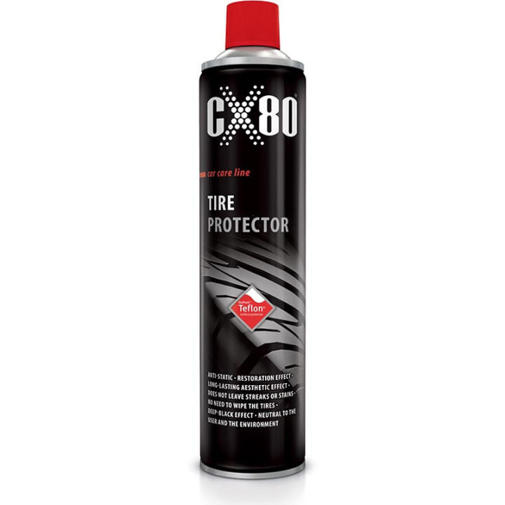 Zestaw 2 x CX80 TIRE PROTECTOR TEFLON 600ML – OCHRONA I PIELĘGNACJA OPON AEROZOL