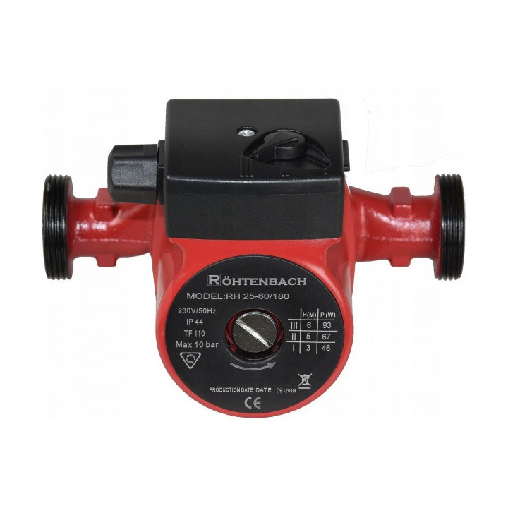 Zestaw 2 x Pompa obiegowa do wody Rohtenbach RH 25-60/180 240V