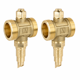 ZESTAW 2 x Zawór antyzamrożeniowy AAV 300, G1 1/4", PN10, Kvs 70 m3/h, temp. otwarcia 3°C