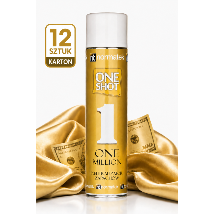 ZESTAW 12 x NORMATEK One Shot One Million neutralizator zapachów 600 ml