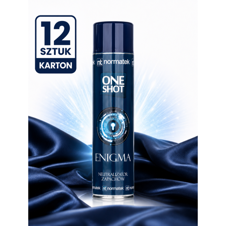 ZESTAW 12 x NORMATEK One Shot Enigma neutralizator zapachów 600 ml