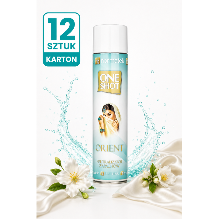 ZESTAW 12 x NORMATEK One Shot Orientalny neutralizator zapachów 600 ml