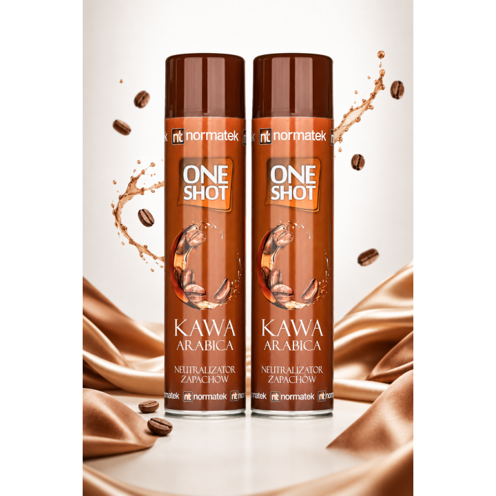 ZESTAW 2 x NORMATEK One Shot Coffee Arabica neutralizator zapachów 600 ml
