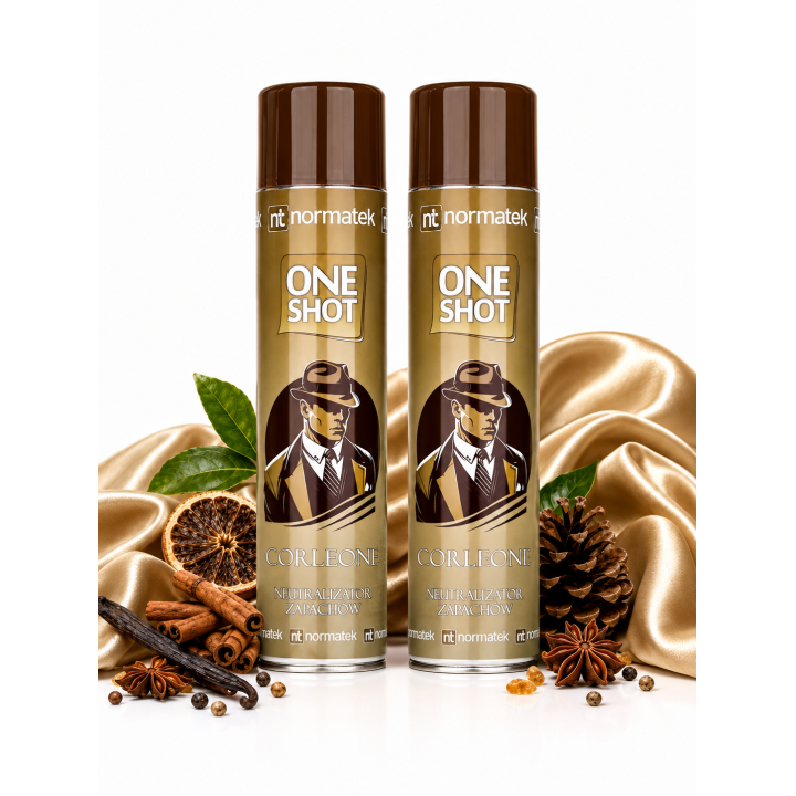 ZESTAW 2 x NORMATEK One Shot Corleone neutralizator zapachów 600 ml