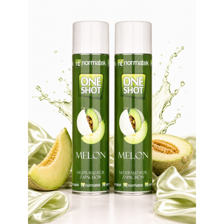 ZESTAW 2 x NORMATEK One Shot Melon neutralizator zapachów 600 ml