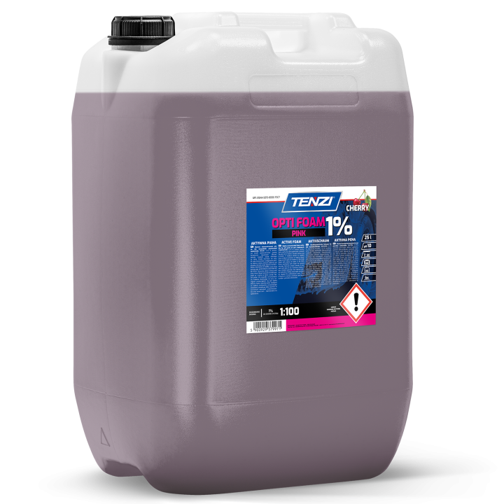 Zestaw 2 x AKTYWNA PIANKA MYJĄCA OPTO FOAM PINK 1% WIŚNIA 25L DO BEZDOTYKOWEGO MYCIA