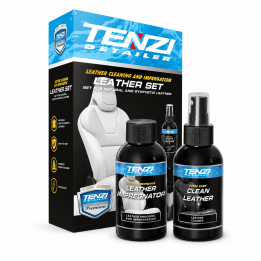Zestaw 2 x ZAAWANSOWANY ZESTAW DO CZYSZCZENIA I IMPREGNACJI SKÓRY 2X100ML + AKCESORIA