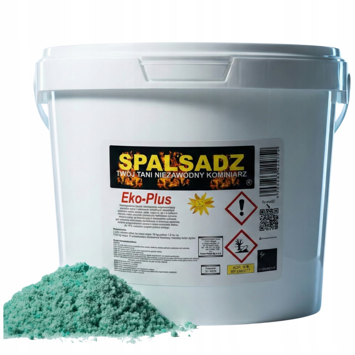 ZESTAW 2 x SPALSADZ Eko-Plus do Wypalania Sadzy Pieca Komina 5kg