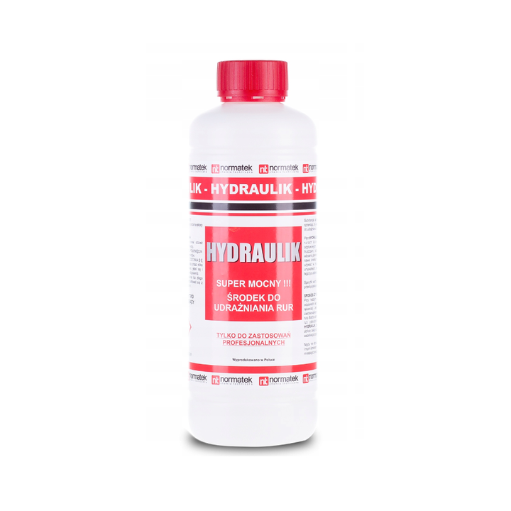 10x Hydraulik 1L płyn do udrażniania rur kanalizacyjnych syfonów Normatek