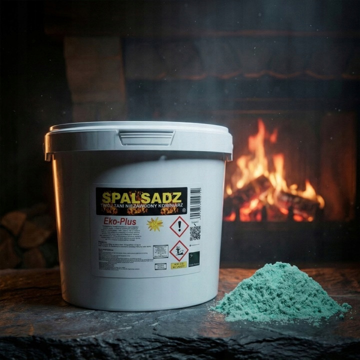 ZESTAW 2 x SPALSADZ Eko-Plus do Wypalania Sadzy Pieca Komina 5kg