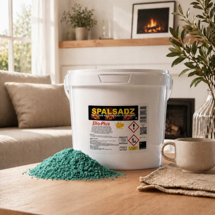 ZESTAW 2 x SPALSADZ Eko-Plus do Wypalania Sadzy Pieca Komina 5kg