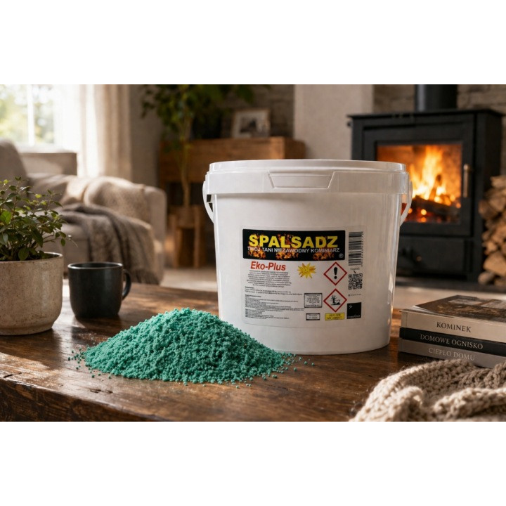ZESTAW 2 x SPALSADZ Eko-Plus do Wypalania Sadzy Pieca Komina 5kg