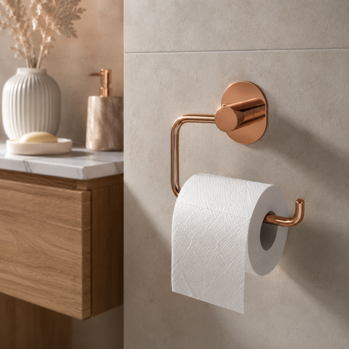 Zestaw: MIRI - SZCZOTKA DO WC + MIRI - UCHWYT NA PAPIER TOALETOWY