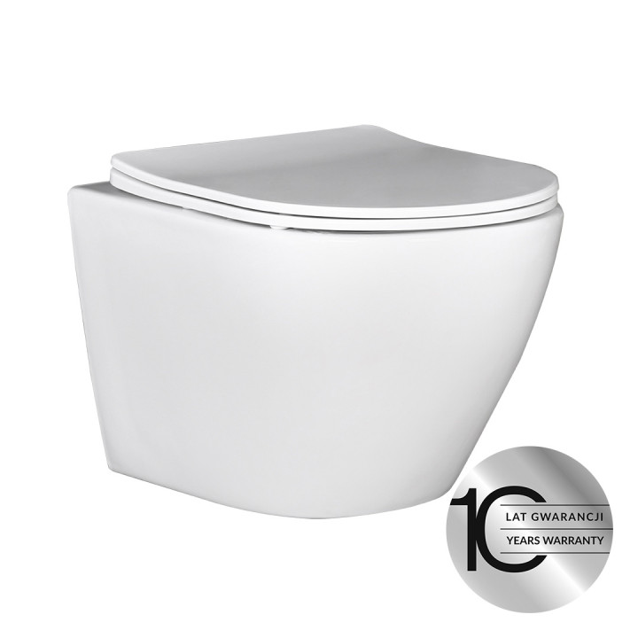 Geberit Duofix Basic Delta H112 stelaż WC + miska Desna bezrantowa
