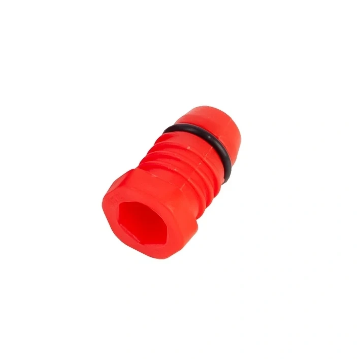 Zestaw 10 x CZERWONA Zaślepka Zatyczka Korek do prób szczelności do rur 16mm AlphaHeat