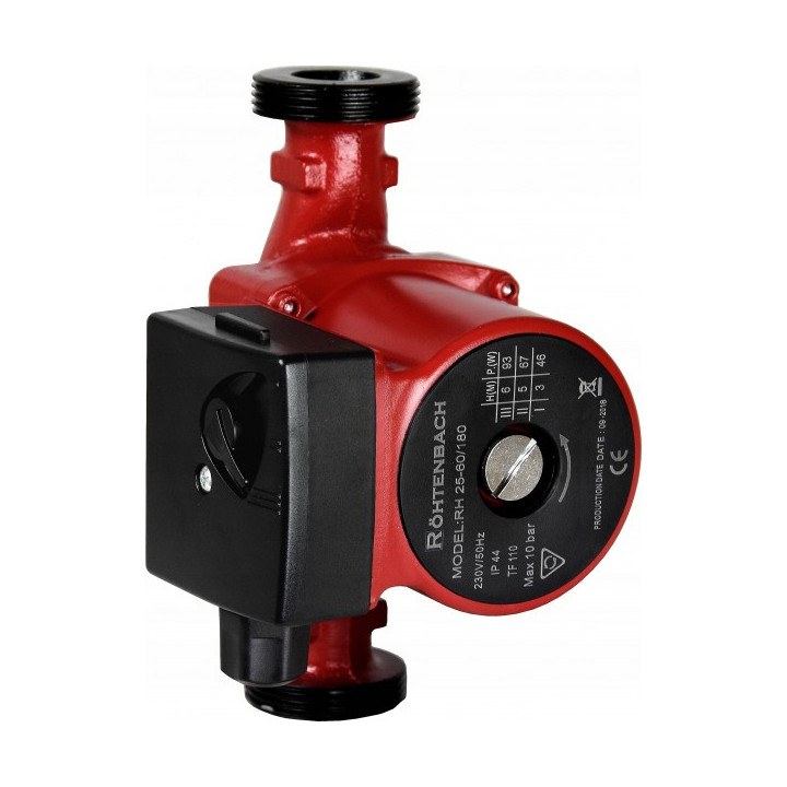 Zestaw 2 x Pompa obiegowa do wody Rohtenbach RH 25-60/180 240V