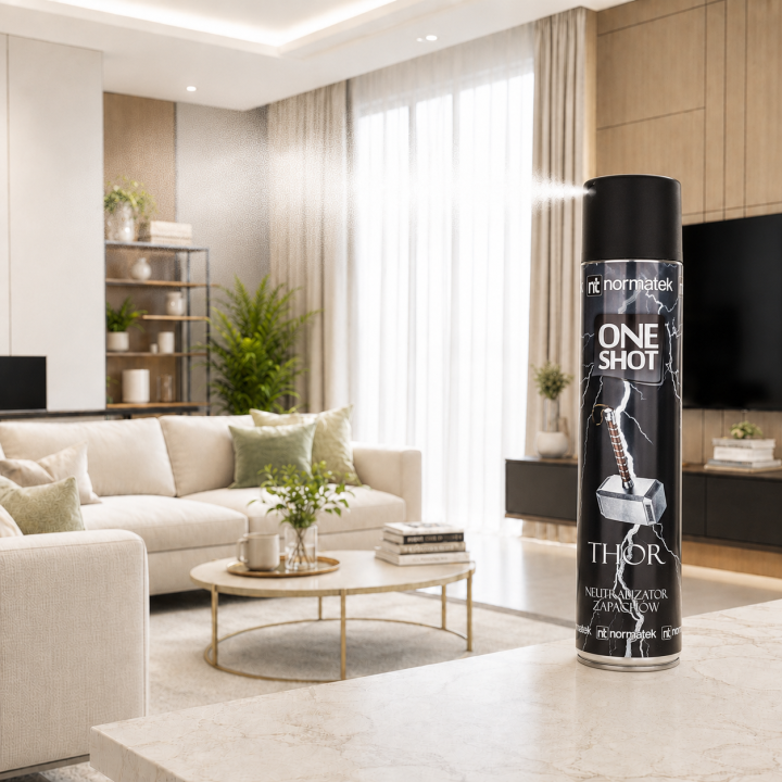 ZESTAW 12 x NORMATEK One Shot Thor neutralizator zapachów 600 ml