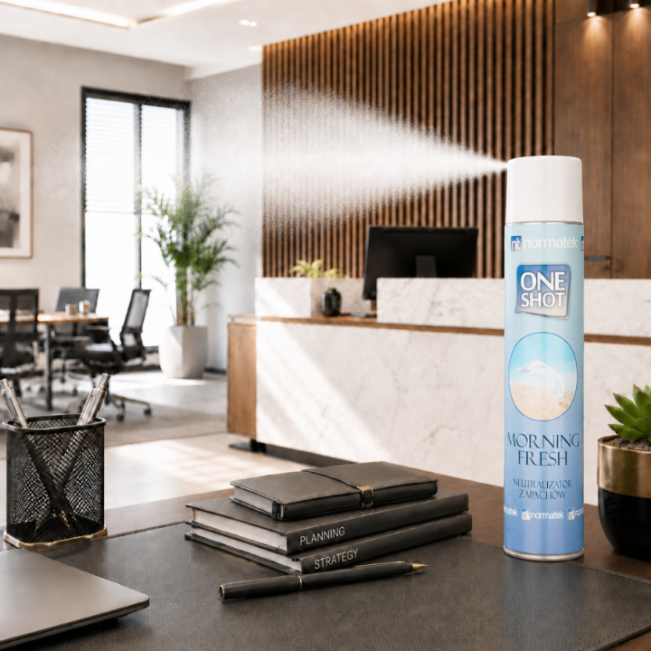 ZESTAW 12 x NORMATEK One Shot Morning Fresh neutralizator zapachów 600 ml