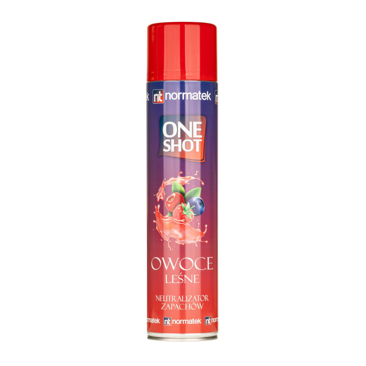 ZESTAW 12 x NORMATEK One Shot Owoce Leśne neutralizator zapachów 600 ml