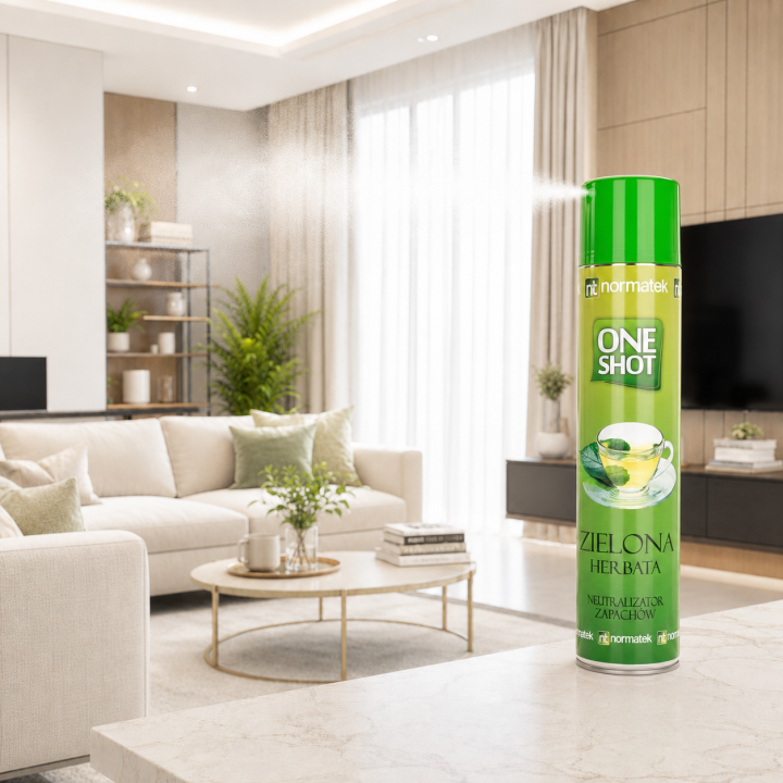 ZESTAW 2 x NORMATEK One Shot Zielona Herbata neutralizator zapachów 600 ml