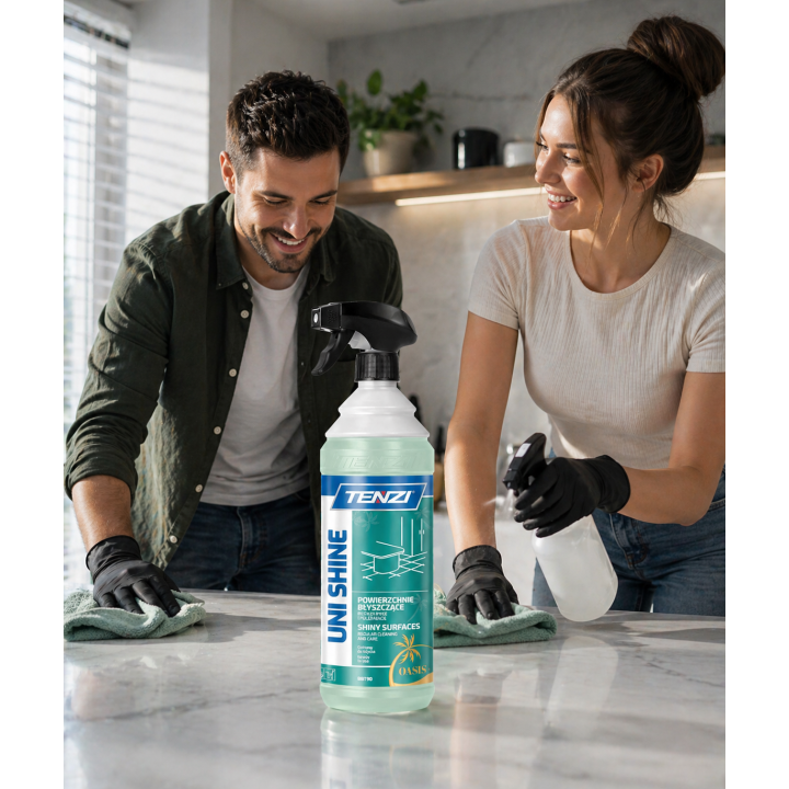 Zestaw 2 x UNI SHINE OASIS 1L - ŚRODEK DO BŁYSZCZĄCYCH POWIERZCHNI O ŚWIEŻYM ZAPACHU