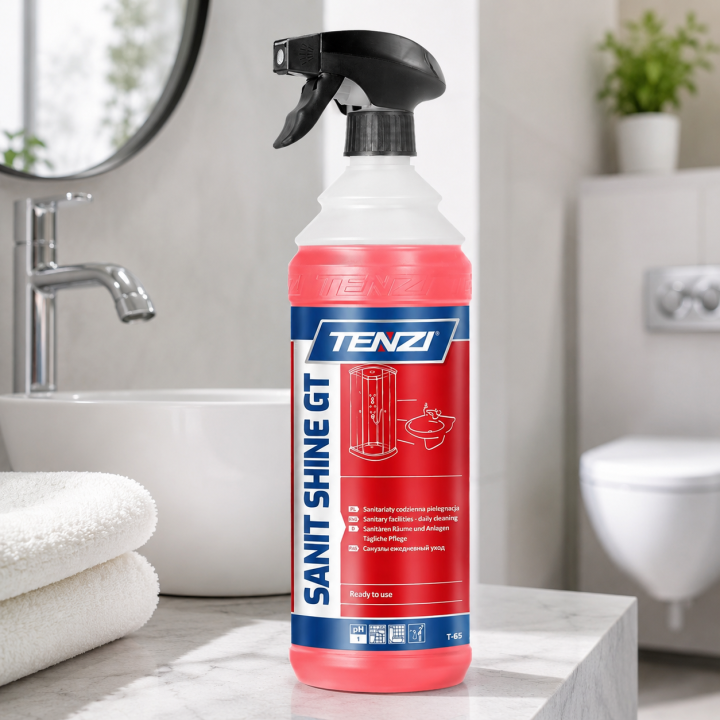 Zestaw 2 x PREPARAT DO MYCIA SANITARIATÓW SANIT SHINE GT 1L WYSOKI POŁYSK I ŚWIEŻY ZAPACH