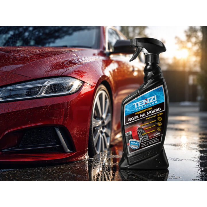 Zestaw 2 x WOSK MOKRY DO AUT Z EFEKTEM HYDROFOBOWYM 0,6L – POŁYSK I OCHRONA LAKIERU