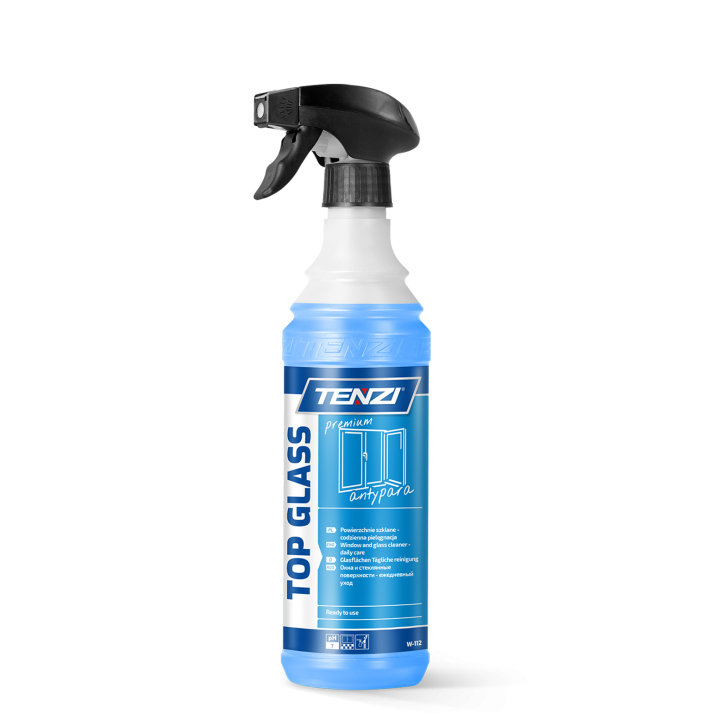 Zestaw: RĘCZNIK MIKROFIBRA PREMIUM 600 GSM 40X40 DO MYJNI RĘCZNYCH NIEBIESKO-SZARY + PREMIUM PREPARAT DO MYCIA SZYB I LUSTER 0,6