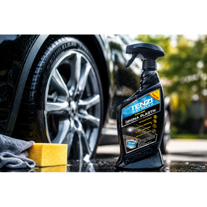 Zestaw: PROFESJONALNY ŻEL DO CZYSZCZENIA FELG - USUWA RDZĘ I PYŁ HAMULCOWY 0,6L + DRESSING DO OPON I PLASTIKU SPRAY 600ML INTENS