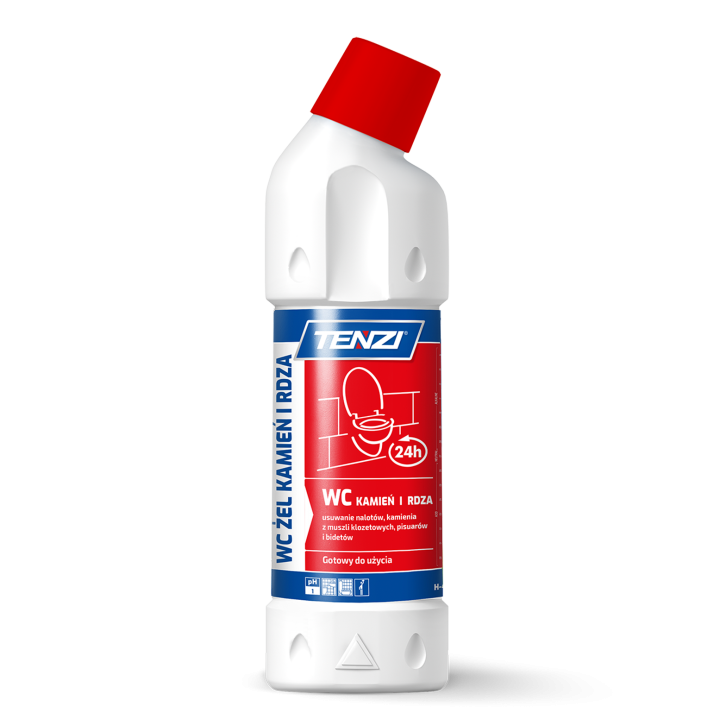 Zestaw: ŻEL DO WC NA KAMIEŃ I RDZĘ 750ML - BEZPIECZNY DLA POWIERZCHNI CERAMICZNYCH + PROFESJONALNY ŻEL DO PIELĘGNACJI I SANIFIKA