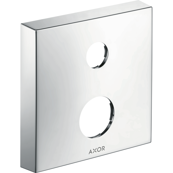 AX Element przedłużający 2-otworowy, kwadratowy, Chrom