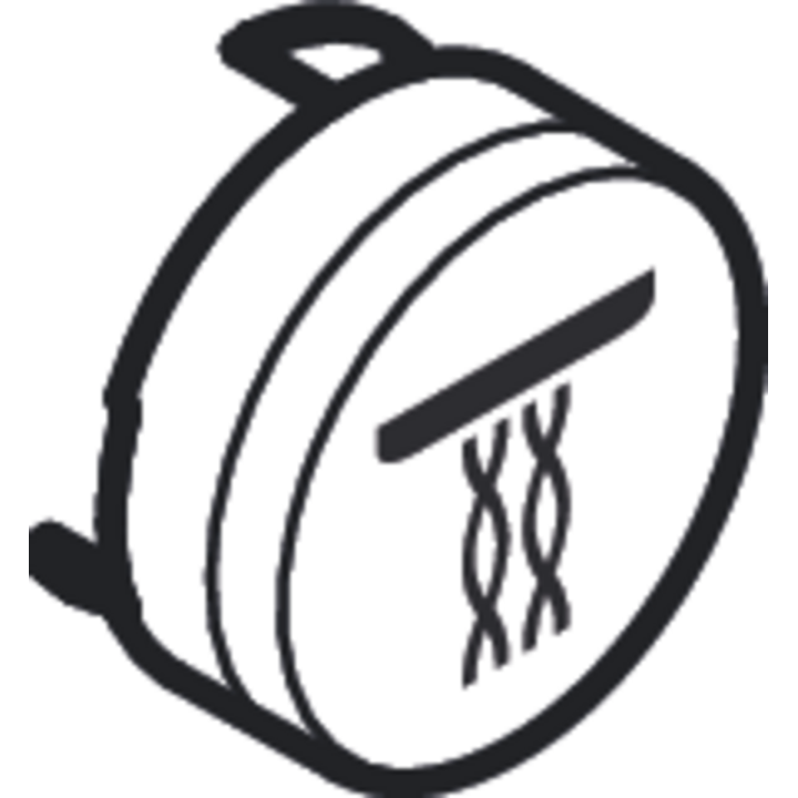 Hansgrohe Symbol strumień Whirl, Czarny Matowy