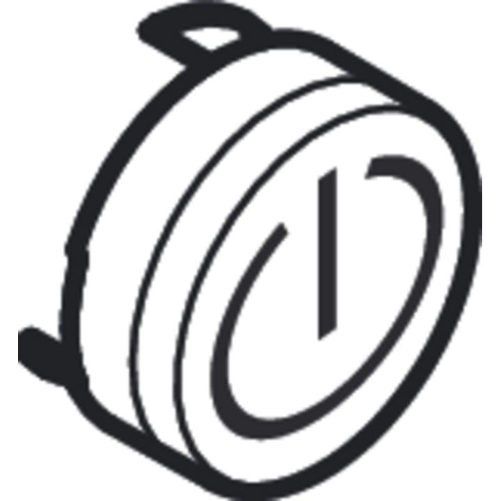 Hansgrohe Symbol włącz/wyłącz, Biały Matowy