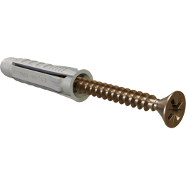 Kołek uniwersalny z wkrętem RXS ø10/6,0 × 80 mm Stalco RXS-10/6,0x80