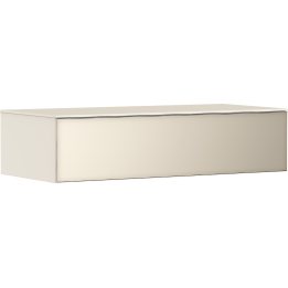 HG Xevolos E Szafka boczna Sideboard z 1 szufladą i blatem 1180/550, Piaskowy Beż Matowy, Kolor frontu: Piaskowy Beż Metaliczny
