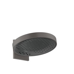 Hansgrohe Rainfinity Głowica prysznicowa 360 3jet z przyłączem ściennym, Czarny Chrom Szczotkowany
