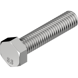 SRUBA DIN933 KL8.8 Z 16X80