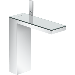 Axor MyEdition Jednouchwytowa bateria umywalkowa 230 do umywalek nablatowych z kpl. odpływowym Push-Open, Chrom/Lustrzane Szkło